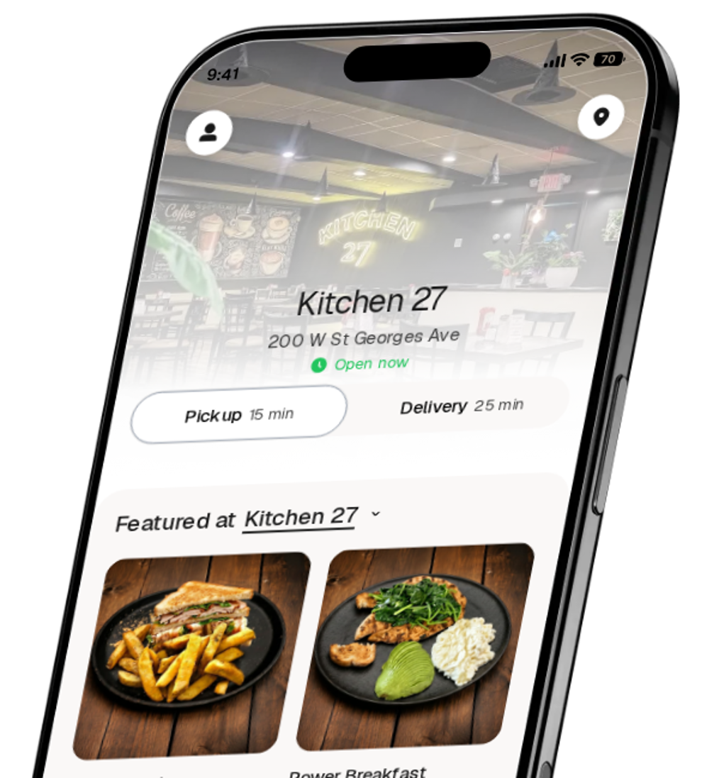 Kitchen 27 app preview