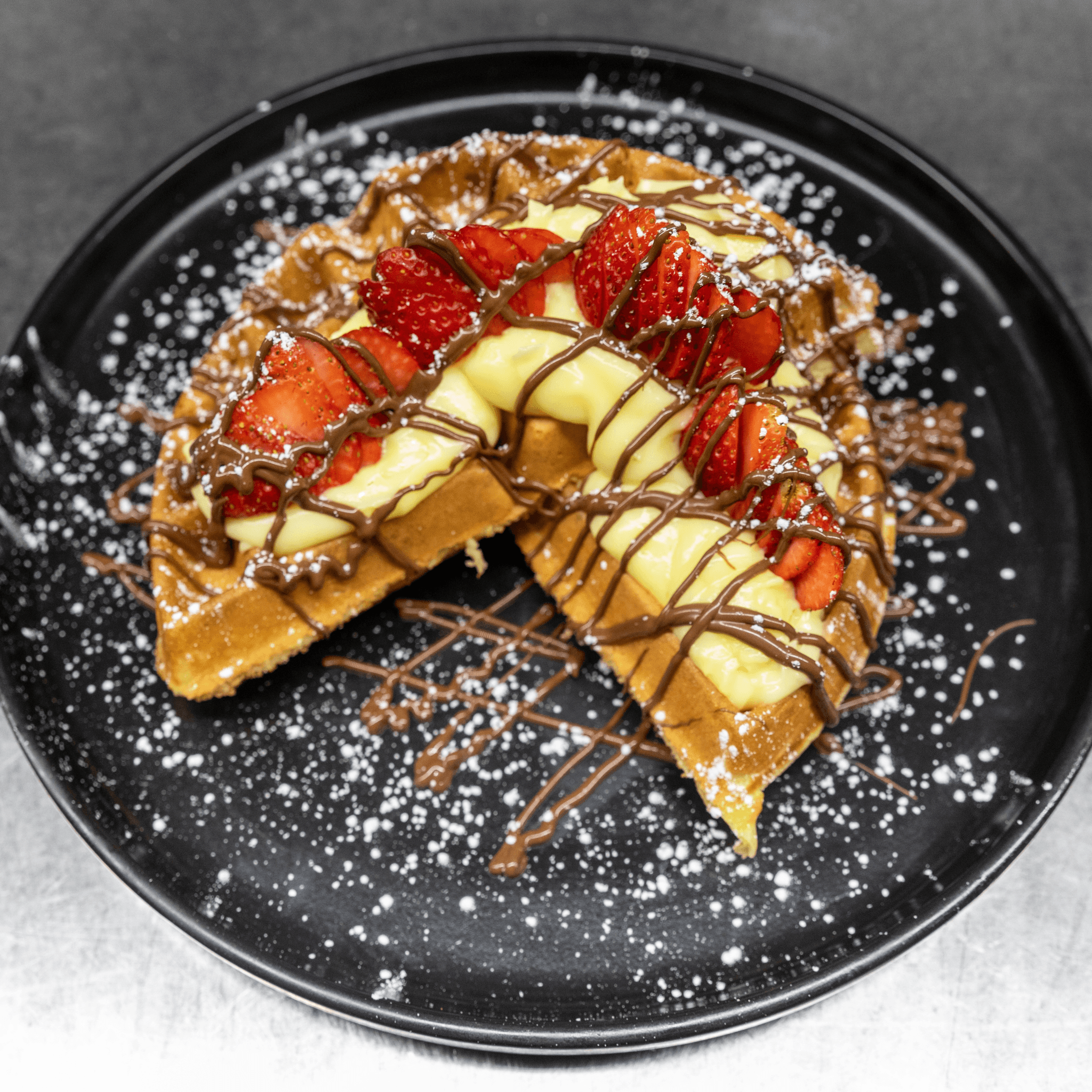 Boston Cream Waffle.