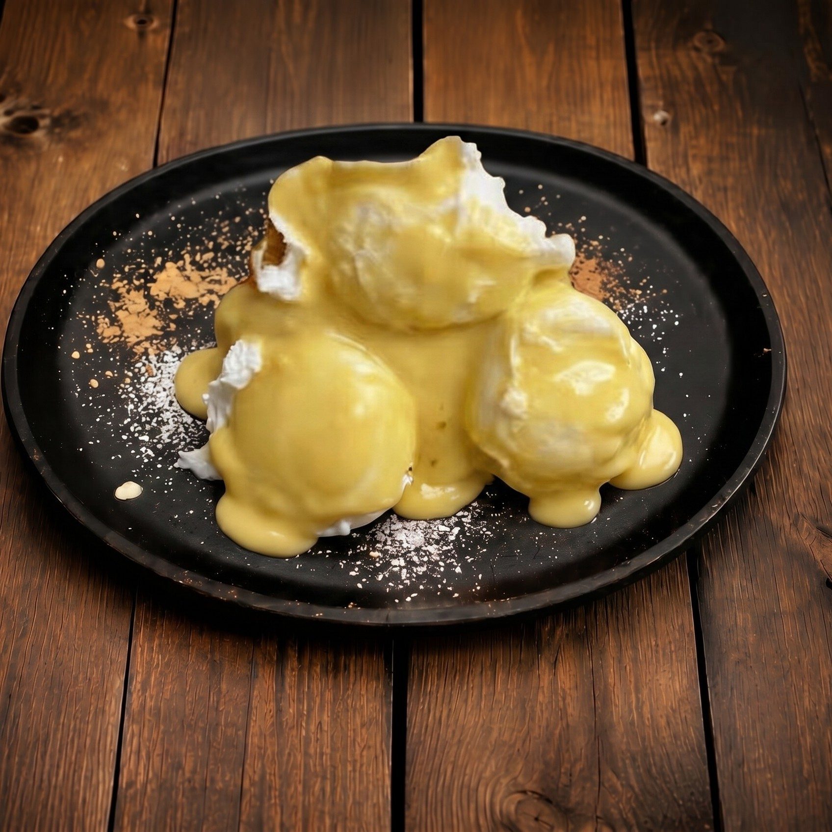 Tater Tots Benedict.