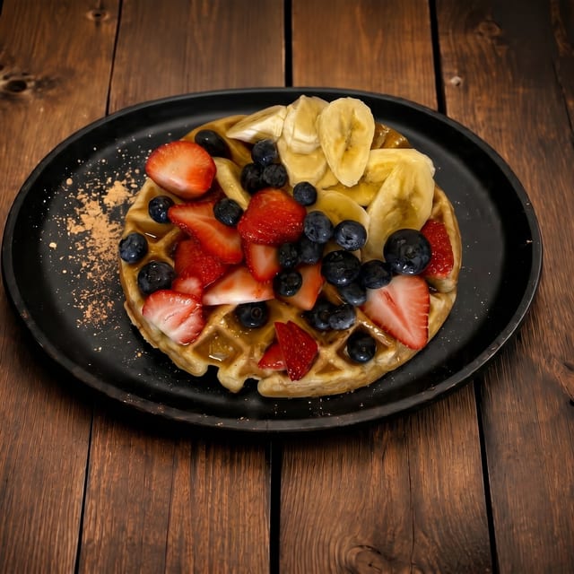 Alexa's Tropical Waffle.